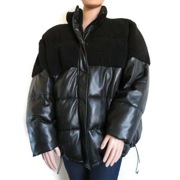 GOOD AMERICAN Women's Cocoon Puffer Coat Plus Size XXXL NWT - Picture 6 of 9